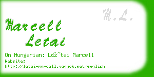 marcell letai business card